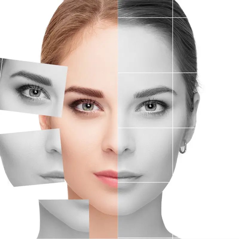 Facial skin analysis before a medical facial