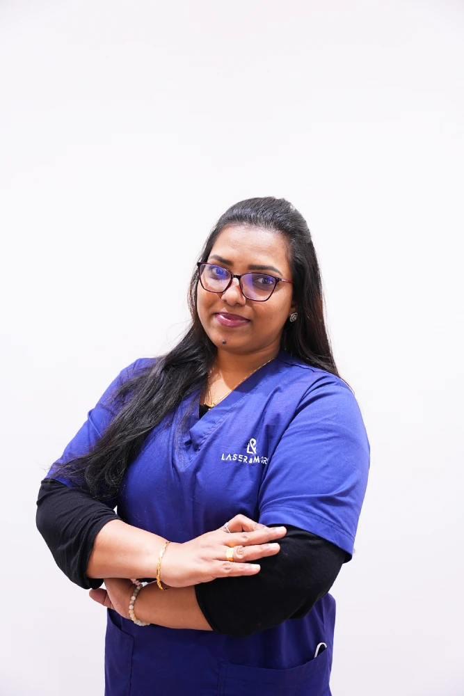 Anju Lalitha, nurse and laser specialist at Laser & More Clinic Dubai